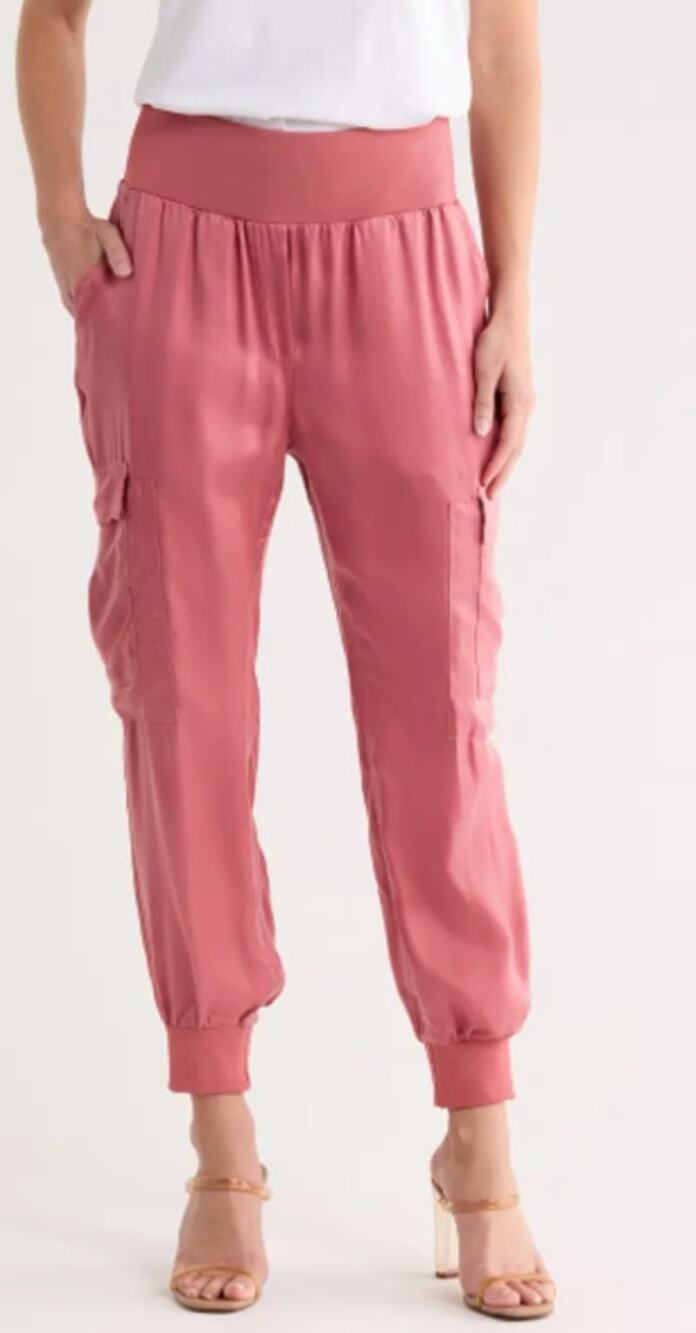 NWT NEW Cinq a Sept 5 a 7 Giles Pants Neon Pink XL MSRP $265